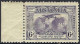 AUSTRALIA 1931 KGV 6d Violet, Kingsford Smith Flights-Airmail Mail Service SG123 MH With Side Gutter - Nuevos