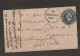 India Queen Victoria Envelope With M Circle Cancellation Number Of Bars 8.Cover From Madras To Calcutta (a172) - Sobres