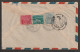 India 1956 Bullock Stamp On Cover From Tamil Nadu Burma Via Airmail (a164 - Buste