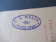 GB Kolonie Zypern / Ganzsache Cyprus (Chypre) Abs. Stempel Z.C. Malis Nicosie Nach Hamburg Gesendet / Bedarf! - Cyprus (...-1960)