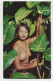 POLYNESIE CARTE FEMME NU NUDE + VERSO 2FR+10FR POISSON PAPEETE 1963 TAHITIAN BEAUTY - Brieven En Documenten