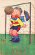 ENFANTS - Dessins D'enfants - Le Football - Beatrice Mallet - Carte Postale Ancienne - Kinder-Zeichnungen