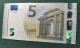 5 EURO SPAIN 2013 DRAGHI V008I2 VB SC FDS UNC. ONLY FOUR NUMBERS - 5 Euro