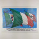 Stampa Plastificata Raffigurante Bandiere Italiane Con Stemma Sabaudo E Aquila Repubblicana - Vlaggen