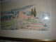 Ancienne Aquarelle Mas Colline Sainte Victoire 30X20 Hors Cadre - Aquarel