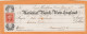 United States Old Check Cheques - Chèques & Chèques De Voyage