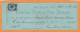 United States Old Check Cheques - Cheques & Traveler's Cheques