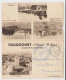 Guerre D'Algerie - Carte-lettre Illustrée -  Dépliant 2 Volets - Touggourt - Poste Aux Armées - Fm - Transmissions - War Of Algeria