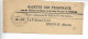 PARIS 3 Bandes Journaux CAD Journaux PP39 Et PP55 + CAD Imprimés PP13 1898 Et 1910      ...G - Journaux