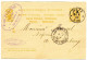 LUXEMBOURG - ENTIER CARTE POSTALE REPONSE 10C ARMOIRIES DE METZ POUR LUXEMBOURG, 1888 - 1859-1880 Stemmi