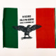 Bandiera Italiana Vintage Con Fascio Littorio E Aquila In Ricordo Ora E Per Sempre Dongo 2003 - Bandiere