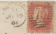 GB 1861, QV 1d Rose-red Perf. 14 (NK) On Fine Cvr With Barred Duplex-cancel "LONDON-E.C / 75" (East Central District, - Covers & Documents