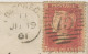 GB 1861, QV 1d Rose-red Perf. 14 (NK) On Fine Cvr With Barred Duplex-cancel "LONDON-E.C / 75" (East Central District, - Lettres & Documents