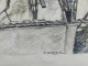 Delcampe - Ferdinand Dubreuil Dessin Original Installation De Criblage Barrage De Seysell. - Drawings