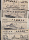 Lot De10 Coupures De Presse Montrant Des Bateaux Dessinés   (PPP46049) - Sonstige & Ohne Zuordnung