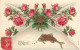 FÊTES - VŒUX -  1er Avril - Poisson - Roses - Carte Postale Ancienne - April Fool's Day