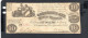 USA - Billet  10 Dollar États Confédérés 1861 TB/F P.027 - Valuta Della Confederazione (1861-1864)