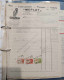 Classeur De 67 Factures De 1948 Adressées à Monsieur Delooz De Waremme - Timbres Fiscaux - 1900 – 1949