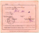 ITALIE - AVIS DE RECEPTION DE TRIESTE POUR VRSNIK, 1950 - Poststempel