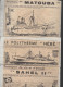 Lot De 10 Coupures De Presse Montrant Des Bateaux Dessinés   (PPP46055) - Other & Unclassified