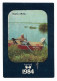 USSR Russia Sport Motor Boat  "Jaz" Pocket Calendar Card 1984 - Petit Format : 1981-90