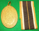 Deutsches Reich Medaille 1914-1918 Kyffhäuserbund Für Treue Im Weltkrieg, Mit Orig. Bandabschnitt, I/II - Duitsland