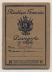 FRANCE - Passeport à L'étranger 20F Toulon (Var) 1933 - Visa Allemand Délivré à Paris - Zonder Classificatie