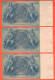 Germany 3 X 100 Reichsmark 1935 J. Liebig Allemagne Swastikain Unpt. At Ctr Consecutive Series Numbers - 100 Reichsmark