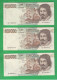 Italia Repubblica 3 X 100000 Lire Anni 1986 1990 1992 Caravaggio I° Tipo 100.000 Italie Italy Serie C D E - 100000 Lire