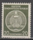 DDR - 1955 - RARE SERVICE YT N° 22 * MH - COTE Pour * = 212 EUR - Mint