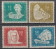 DDR - 1950 - SERIE BACH YT N° 10/13 ** MNH - COTE = 55 EUR - Ongebruikt