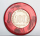 Jeton De Cercle De Jeux Parisien "100 (Fr) Cercle Républicain - Paris" French Casino Token - Casino