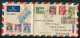 1951 Thailand Siam Registered Bangkok KLM Airmail Cover - Swiss Consulate, Bordeaux France, Switzerland Diplomatic - Thailand