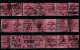 1922 Thom Rialtas 5 Line In Black Ink, With Fiscal Cancellation, Parcel Post And Commercial Cancel 132 Stamps In Total. - Used Stamps