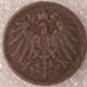 DUITSLAND: 1 PFENNIG  1910 A KM 10 XF ! - 1 Pfennig