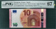 10 EURO SPAIN 2014 DRAGHI V009B5 VA999 SC FDS UNC. PMG 67 EPQ PERFECT - 10 Euro