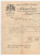 1907. AUSTRIA,VIENNA,JOHANN ERBER TEXTILE HANDLERS LETTERHEAD,LETTER TO BELGRADE,SERBIA - Oostenrijk