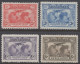 AUSTRALIA 1931 KINGSFORD SMITH'S FLIGHTS  SET OF (4)  MH - Ongebruikt