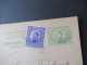 SHS 1922 Jugoslawien GA P 52 Mit Zusatzfrankatur Stempel Stariker Nach Leipzig An Louis Kühne - Covers & Documents