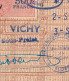Delcampe - FRANCE - Passeport à L'étranger 60F Vichy (Allier) 1946 + 500f (sans Légende) Pour Renouvellement + Visa Suisse - Lettres & Documents