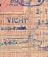 Delcampe - FRANCE - Passeport à L'étranger 60F Vichy (Allier) 1946 + 500f (sans Légende) Pour Renouvellement + Visa Suisse - Covers & Documents