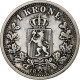 Norvège, Oscar II, Krone, 1877, Argent, TB+, KM:357 - Norvège