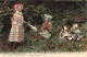 FOLKLORE - Types D'Auvergne - Costumes Du Pays - Carte Postale Ancienne - Costumi