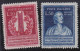 Italy   .  Y&T   .     549/550  (2 Scans)       .    **         .    MNH - 1946-60: Ungebraucht