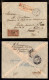 EUROPA - FRANCIA - Levante Francese - 1922 – Raccomandata Affrancata Con 15 Piastre Su 1 Franco Da Costantinopoli A Vero - Andere & Zonder Classificatie