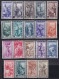 Italy   .  Y&T   .     572/590  (2 Scans)      .    **         .    MNH - 1946-60: Mint/hinged