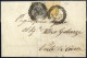 Cover 1852, Lettera Da Longarone (LOV Punti 4) Del 15.12 Per Valle Di Cadore Affrancata Con 5 C. Giallo Arancio Chiaro E - Lombardo-Vénétie