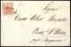 Cover 1850, Lettera Da Milano (SD I Punti 6) Del 13.6 Tredicesimo Giorno D'uso Per Ponte S. Pietro Affrancata Con 15 C.  - Lombardo-Veneto