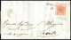 Cover 1850, Lettera Da Portogruaro Del 18.6 Diciottesimo Giorno D'uso Per Treviso Affrancata Con 15 C. Rosso I Tipo Prim - Lombardo-Vénétie