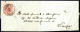 Cover 1850, Lettera Da Verona Del 3.6 Terzo Giorno D'uso Per Vicenza Affrancata Con 15 C. Rosso I Tipo Prima Tiratura Ca - Lombardo-Vénétie
